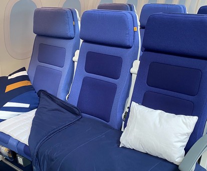 Lufthansas Schlafcouch: Maximal drei pro Flug.