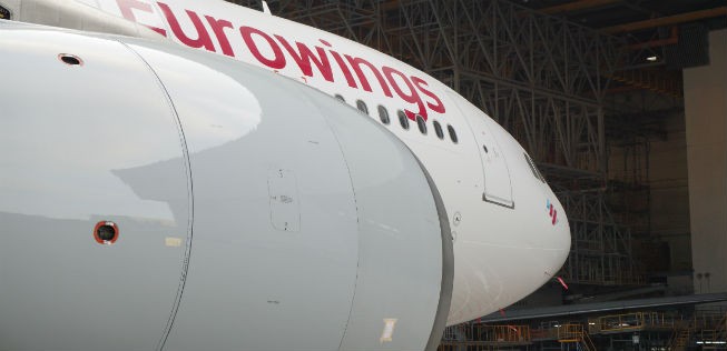 Flieger von Eurowings: Durchgeführt werden die Flüge von Sun Express.