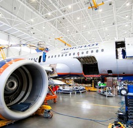 Ein Airbus A320 von Aeroflot: Die westlichen Sanktionen haben massive Auswirkungen auf die russische Luftfahrt.