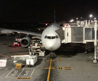 Zweistrahler statt Vierstrahler: Von Johannesburg ging es diesmal mit dem Airbus A330-200 nach München.