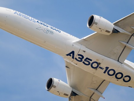 Airbus A350-1000 im Flug: Die getreckte Version kommt nicht vor 2033.