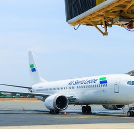 Boeing 737 Max von Air Sierra Leone: Fliegt nicht mehr.