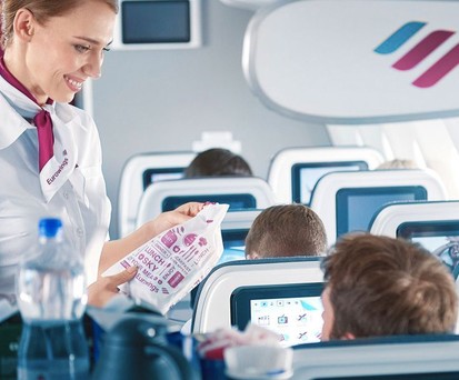 Bordverpflegung bei Eurowings: Im Smart-Tarif bald nicht mehr inklusive.