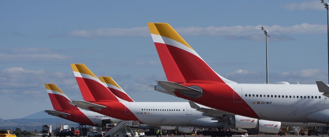 Flugzeuge von Iberia: Die Langstreckenflotte soll bis 2030 um mindesten 14 Flugzeuge wachsen.