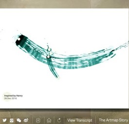 Beispiel einer Artmap: Sie erinnert an das Logo von Cathay Pacific.