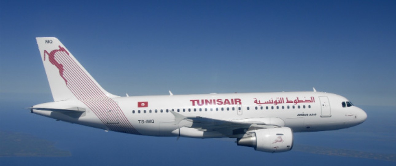 Ein Airbus A319 von Tunisair: Mit weiteren Geschäftsbereichen will man sich bei Tunisair absichern.