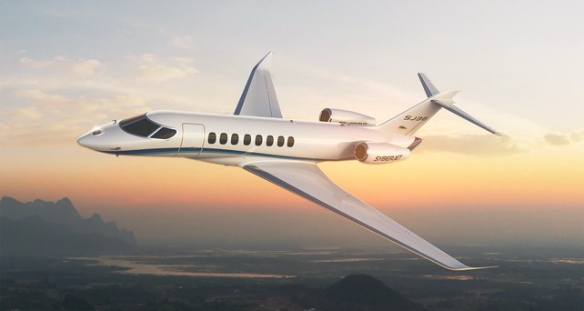 Animation des Syberjet SJ36: Die Flugzeuge sollen ab 2032 ausgeliefert werden.