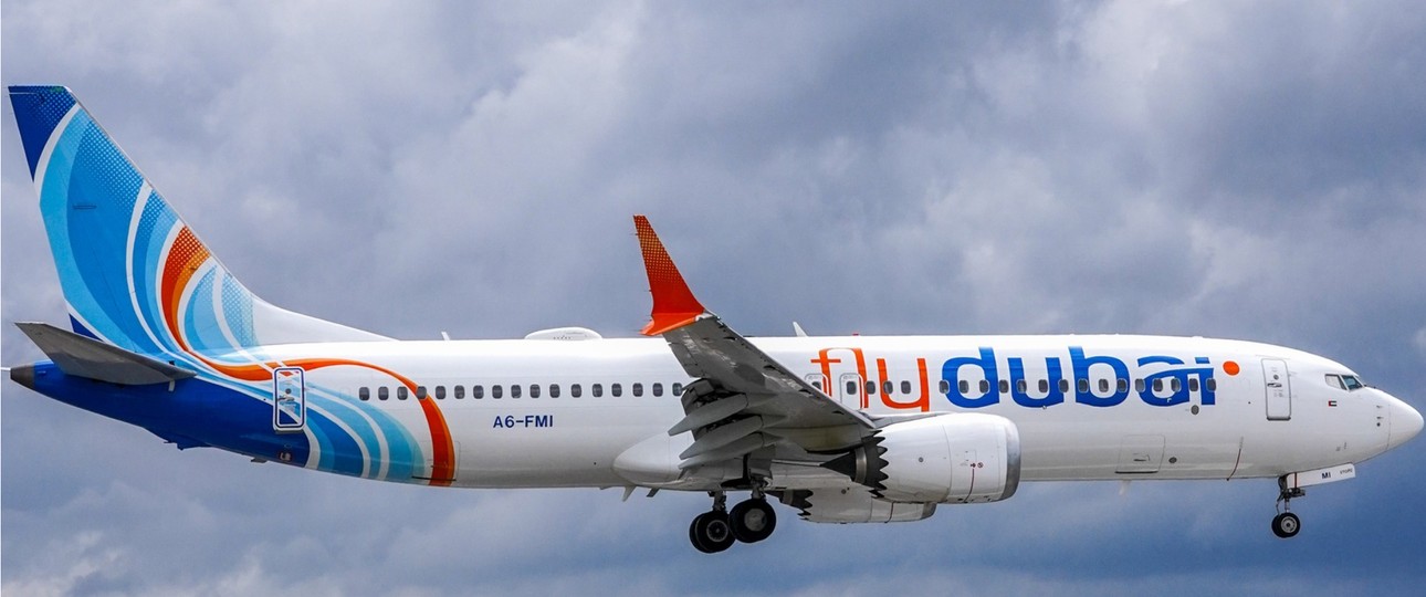 Boeing 737 Max 8 von Flydubai: Die Airline ist sehr unzufrieden mit Boeing.