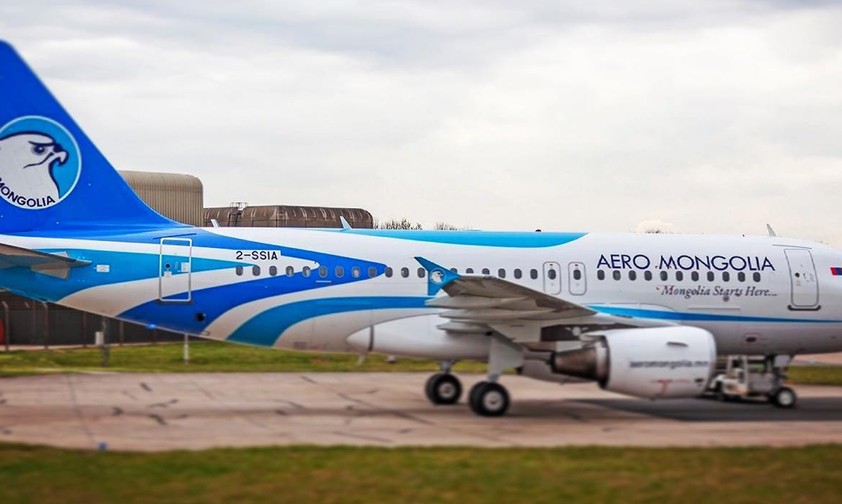 Airbus A319 von Aero Mongolia: Zuwachs für die Airline.