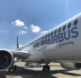 Airbus A220-300: Zurzeit noch die größte Variante der ehemaligen C-Series.