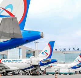 Flieger von Ural Airlines: Viele Jets nun in Russland registriert.