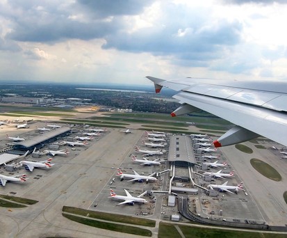 Blick auf den Flughafen Heathrow: British Airways ist die größte Airline am Platz.