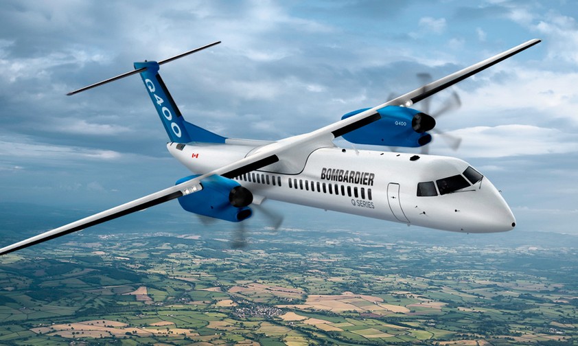 Dash 8 Q400: Künftig wohl nicht mehr von Bombardier.