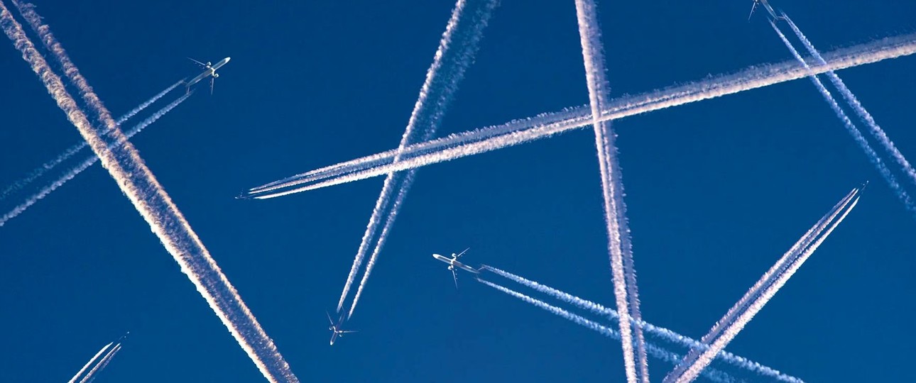 Flugzeuge am Himmel: Die Spitzenviertelstunde war 2024 am 6. September.