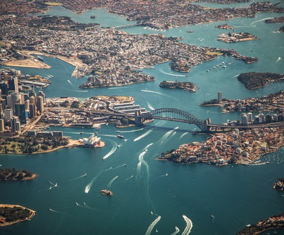 Sydney von oben: Regional Express will ihr Netzwerk ausbauen.