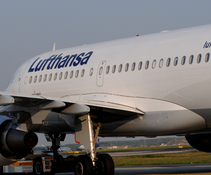 D-AIBA: Dieser Airbus A319 von Lufthansa musste nach dem Vogelschlag ausweichen.