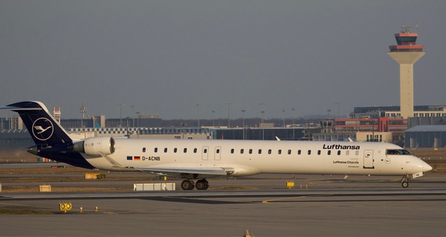Bombardier CRJ 900 von Lufthansa Cityline: Fliegt nicht mehr und sorgt für eine Lücke.