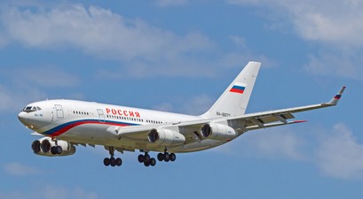 Eine Ilyushin Il-96 Russlands. Die Staatsflotte wird von Rossiya Airlines betrieben.