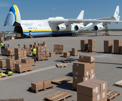 Antonov An-225 am Flughafen Leipzig/Halle