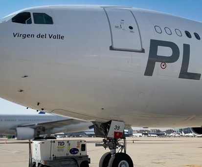 Jet von Plus Ultra, hier ein Airbus A340: Verbindungen nach Venezuela.