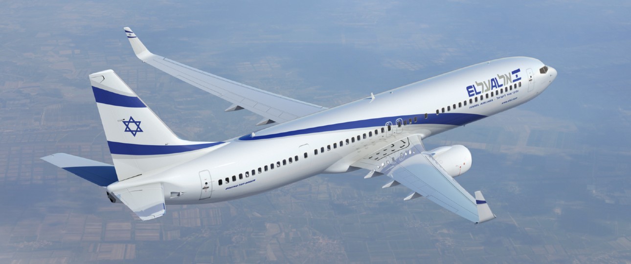 Boeing 737-900 von El Al: Flügellahm.