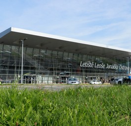 Das Terminal des Flughafens Ostrava: Das Passagiergeschäft erholt sich gut, hat aber seine Grenzen.