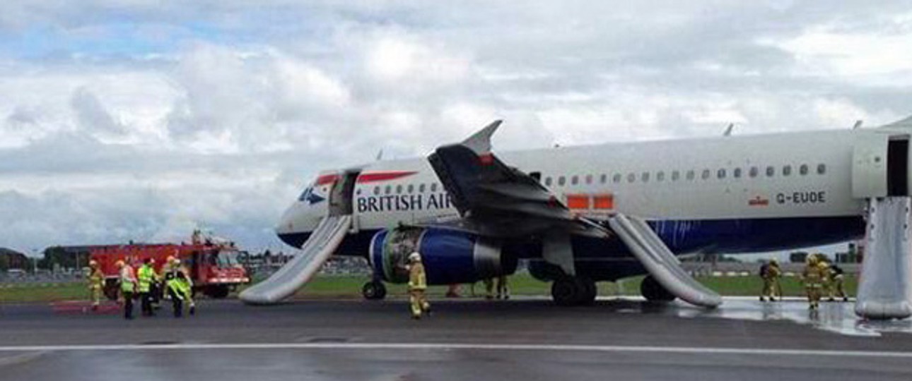 Betroffener A319 von British Airways: Aus Versehen los geschickt