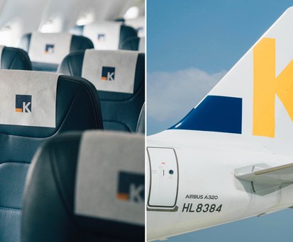 Airbus A320 von Aero K und innen und außen: Erste Flüge nach Jeju.