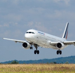 Airbus A321 von Air France: Wollte am falschen Airport landen.