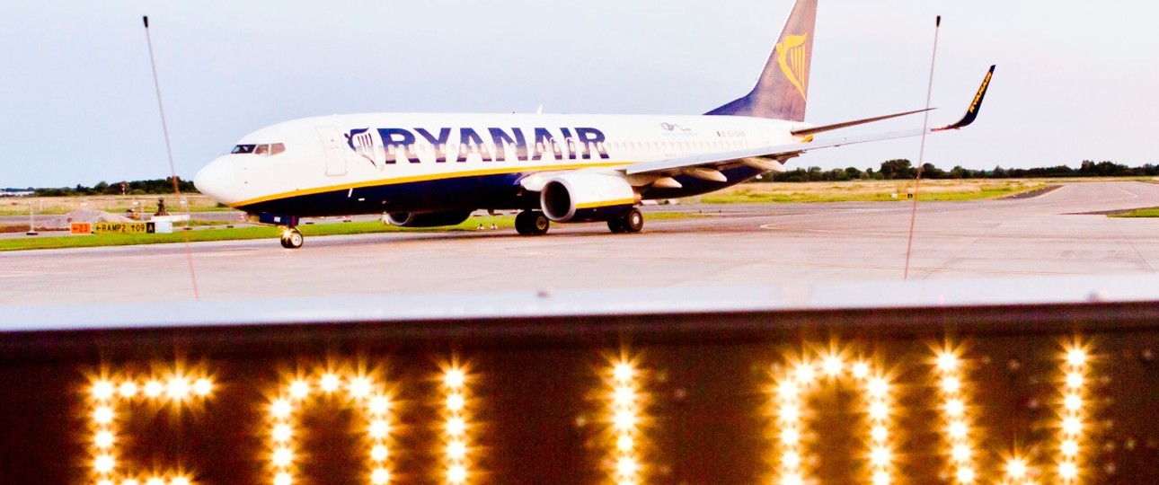 Ryanair-Jet am Flughafen Bremen: Nur noch bis Ende März 2027 dort zu sehen.