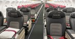 Premium Biz bei Eurowings: Inzwischen sind die Sitze wieder ausgebaut. 