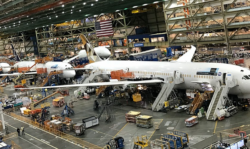 Montage von Dreamlinern in Everett: Bald ein Bild aus der Vergangenheit?