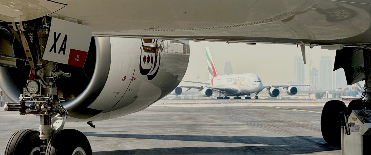Airbus A350 und A380 von Emirates: Die Golfairline darf in Deutschland ausbauen.