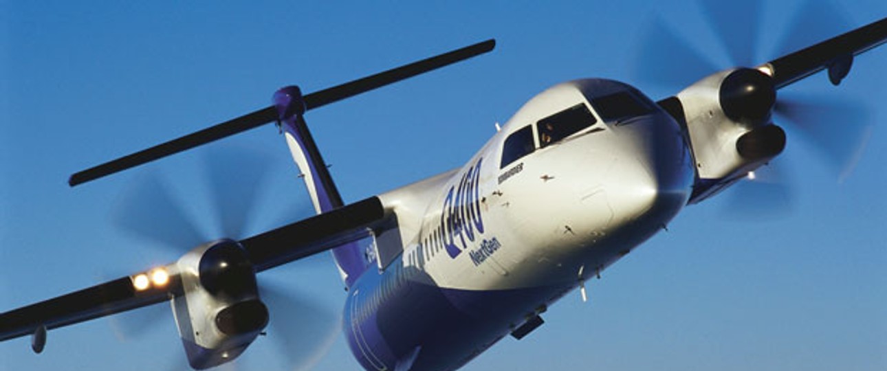 Q-400: Diesen Flieger will Bombardier eventuell in Russland produzieren.