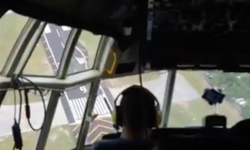 Ein Sturzflug – vom Cockpit aus gesehen