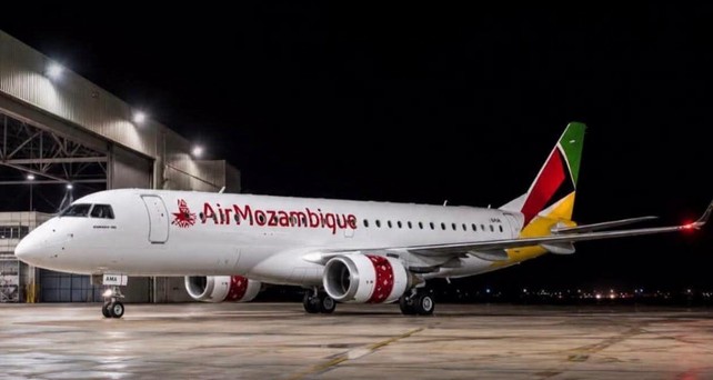 Embraer E190 mit Schriftzug Air Mozambique: neuer Name für LAM.