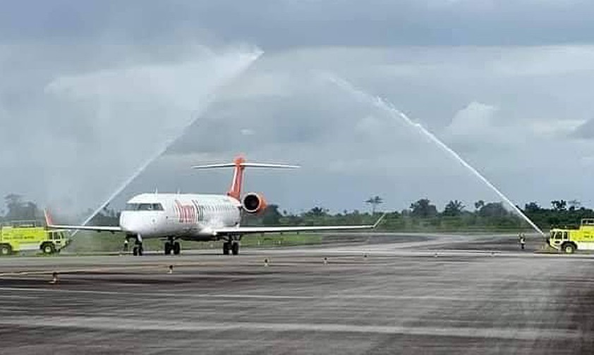 Bombardier CERj 900 von Ibom Air: Künftig will die Fluglinie auch auf Airbus A220 setzen.