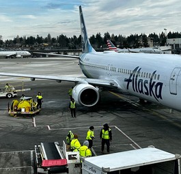 Boeing 737-900 von Alaska Airlines: Probleme mit dem Stargewicht.