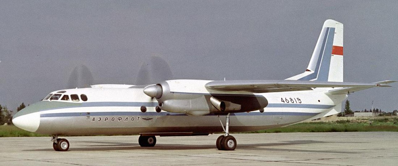 Antonov An-24: Wurde bis 1979 gebaut.