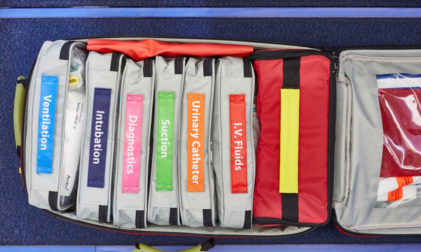 Für viele Fälle etwas dabei: Das Medical Kit der Lufthansa.