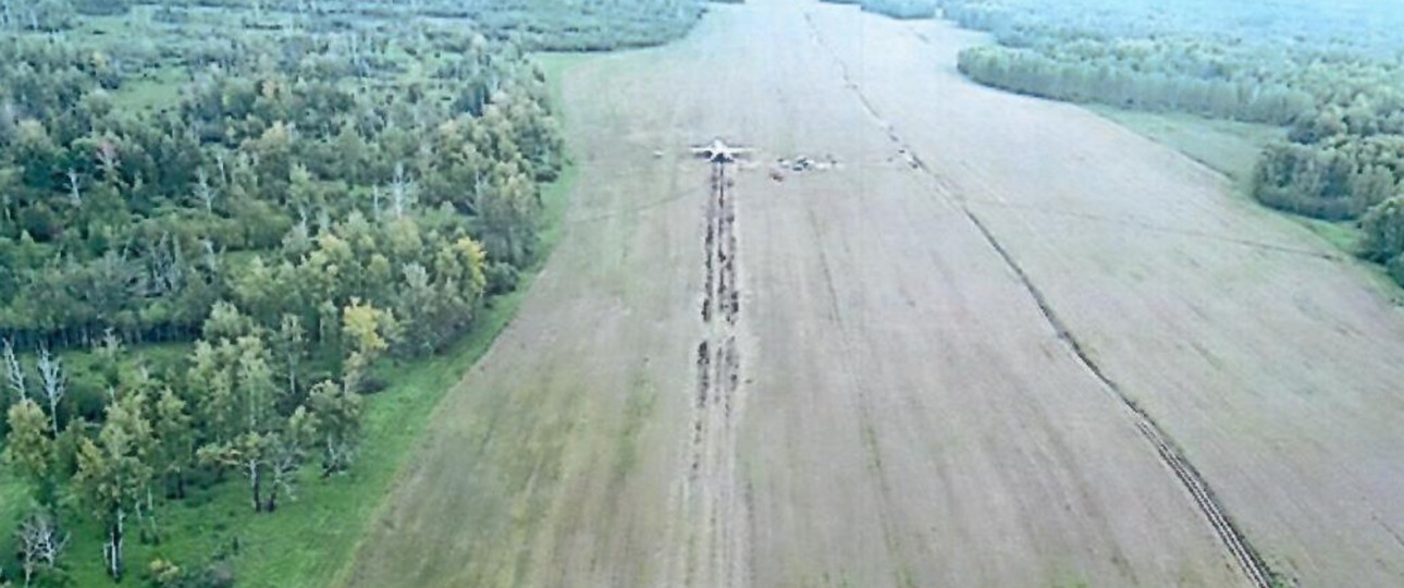 Der Airbus A320 auf dem Weizenfeld: