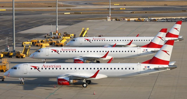 austrian airlines embraer e195