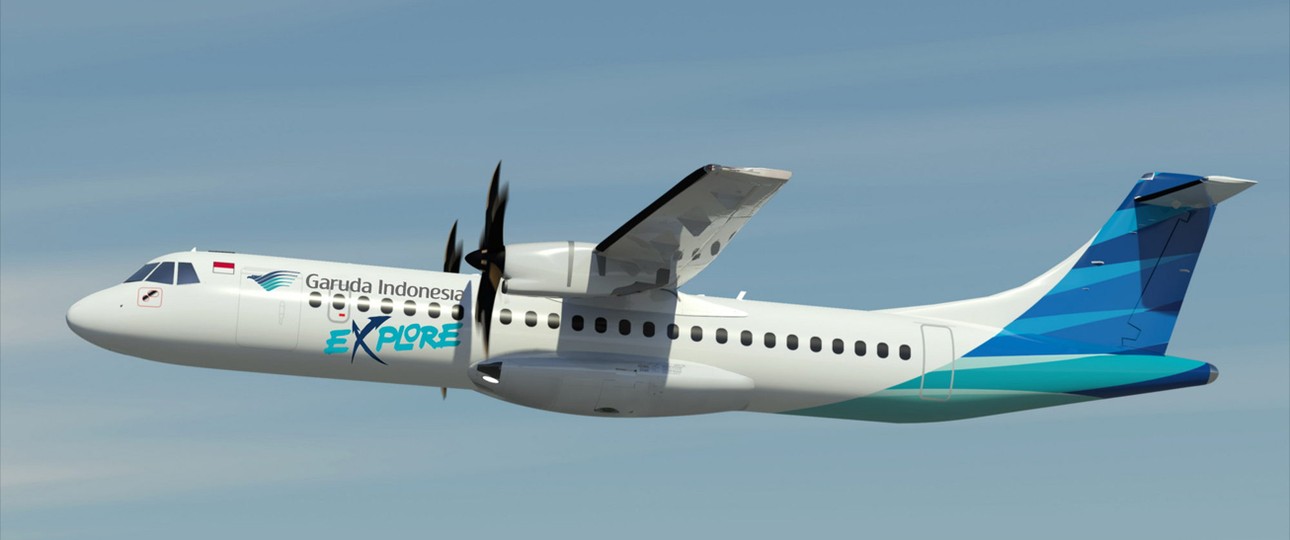 ATR 72 von Garuda: Der Airline geht es nicht gut.