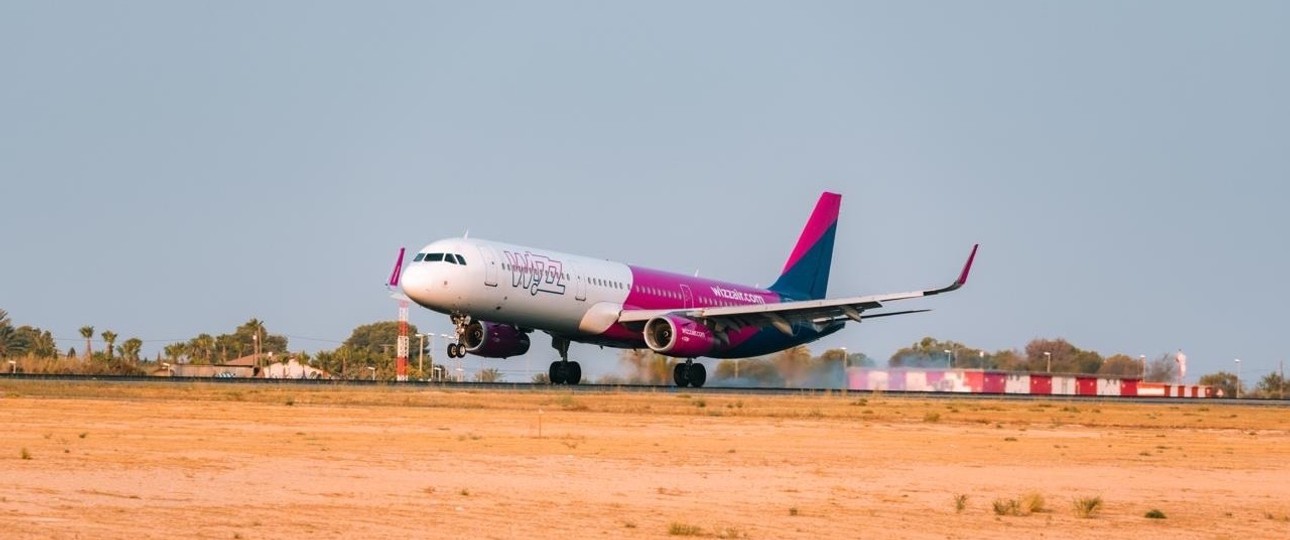 Jet von Wizz Air: Tel Aviv kehrt in den Flugplan zurück.