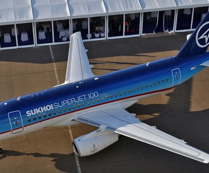 Sukhoi Superjet 100: Bald könnte zusätzliche Konkurrenz durch westliche Flieger dazu kommen.