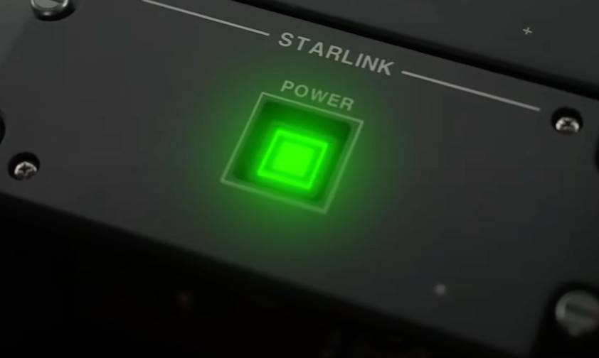 Starlink-Panel im Flugzeug: Bei Uniteds Regionalflotte erst einmal kein grünes Licht.