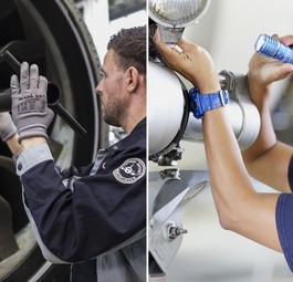 Techniker und Technikerin von Lufthansa: Mehr Musterberechtigungen.