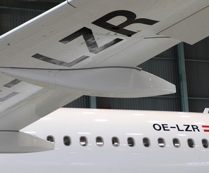 Die OE-LZR kam als Überraschungsgast noch vor dem Jahreswechsel.