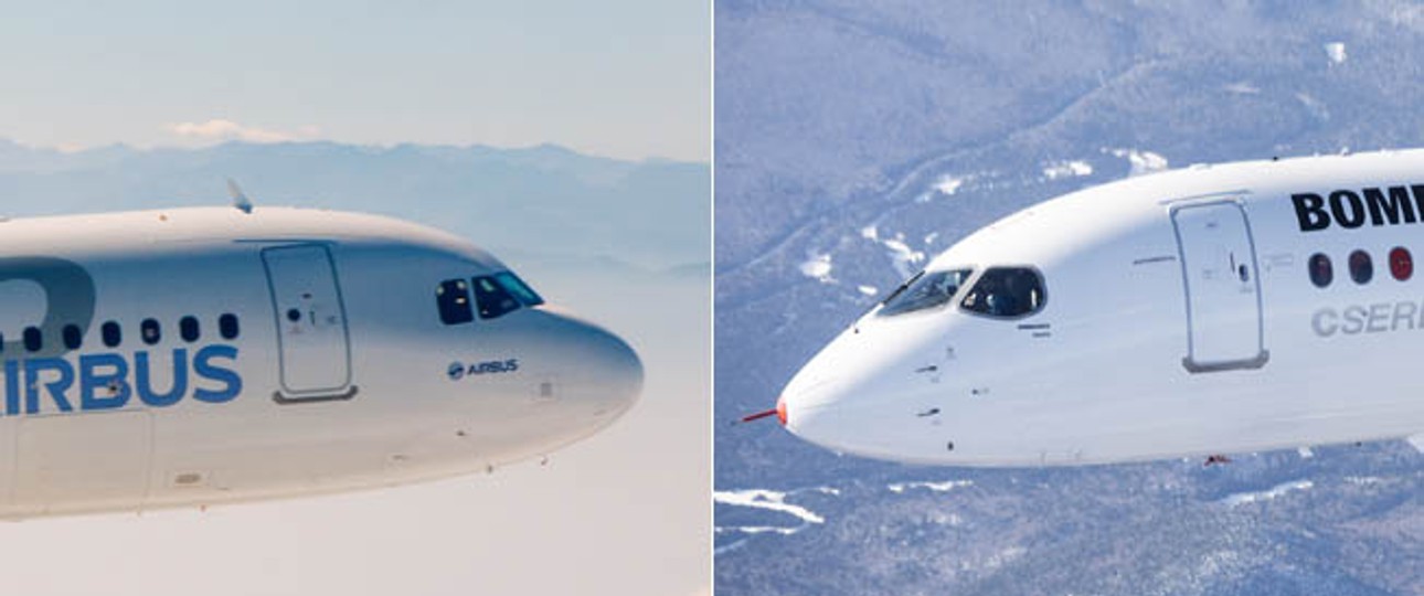 Airbus A320 Neo vs. Bombardier C-Series: Airbus fürchtet sich nicht.