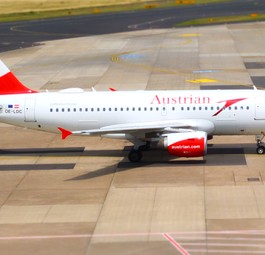 Jet von Austrian Airlines: Wenig unterwegs.